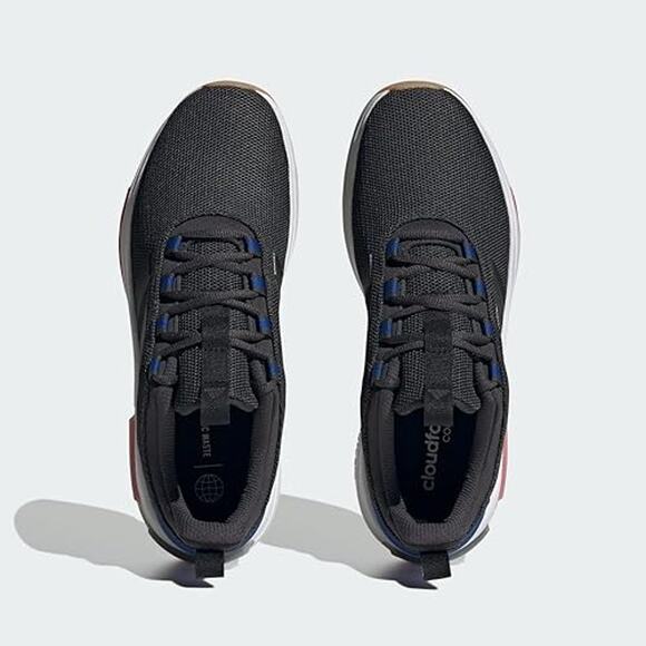 NWT adidas Men\'s Racer TR23 Sneaker – Carbon/Black/Team Royal Blue – Size 7.5 main image 5